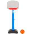 TotSports Easy Score Basketball Set - Adjustable Toddler Hoop with Oversized Rim
