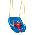 2-in-1 Snug n Secure Swing - Blue - Convertible Baby-to-Toddler Outdoor Swing