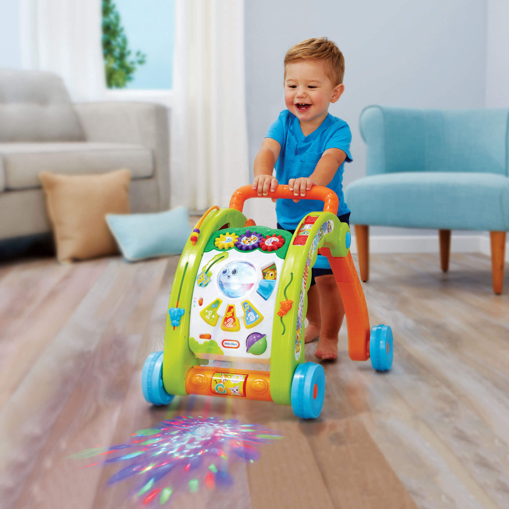 Learn and Play 3-in-1 Activity Walker - Light-Up Push Walker with Three Play Modes