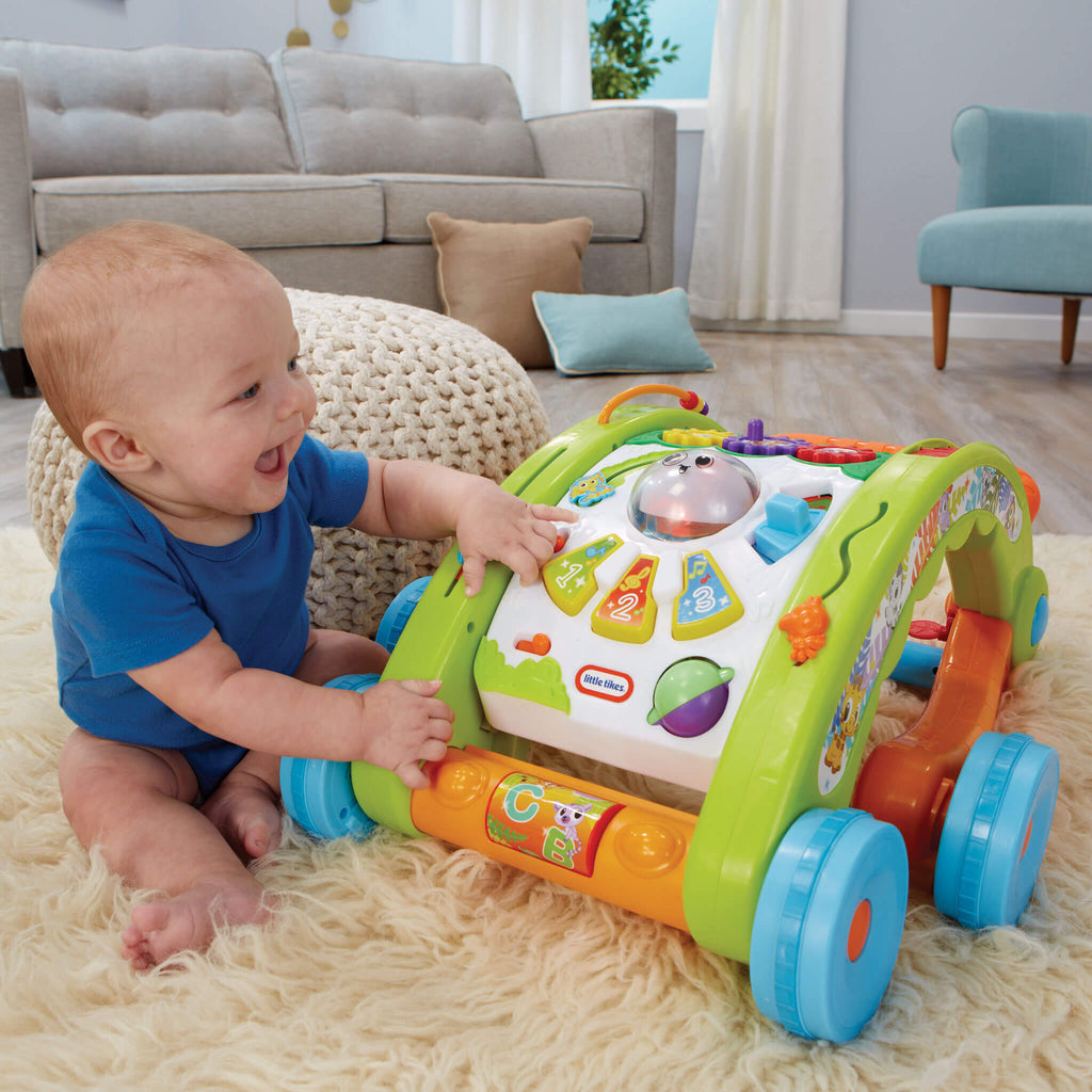 Learn and Play 3-in-1 Activity Walker - Light-Up Push Walker with Three Play Modes