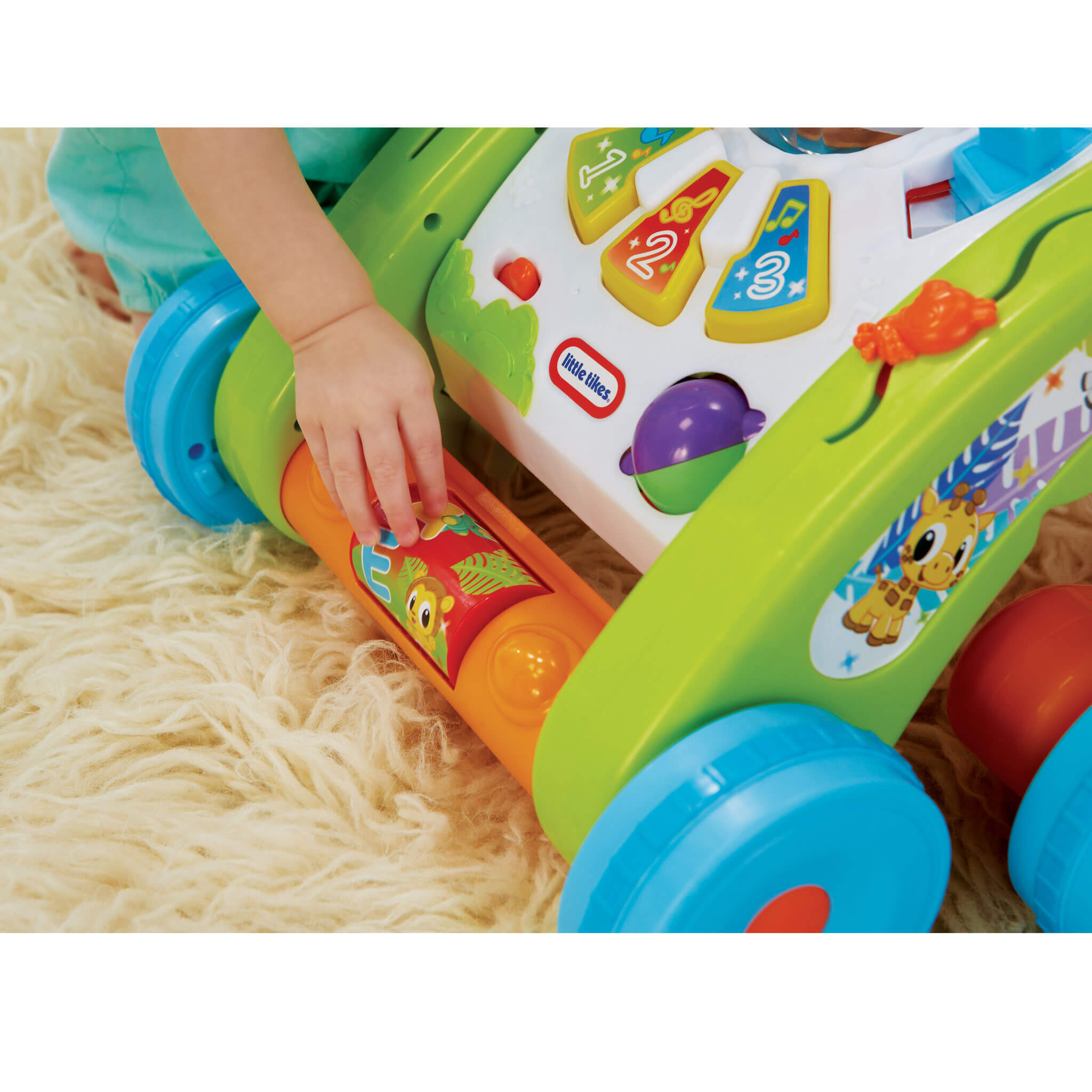 Learn and Play 3-in-1 Activity Walker - Light-Up Push Walker with Three Play Modes