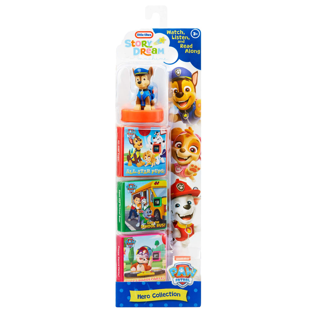 Story Dream Machine Paramount PAW Patrol Hero Collection - Three-Story Projector Pack with Chase Character