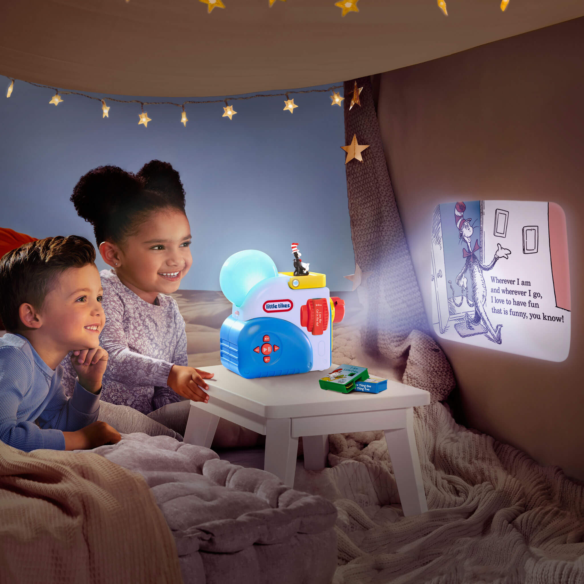 Story Dream Machine Dr. Seuss Starter Pack - Story Projector Pack with Three Dr. Seuss Tales