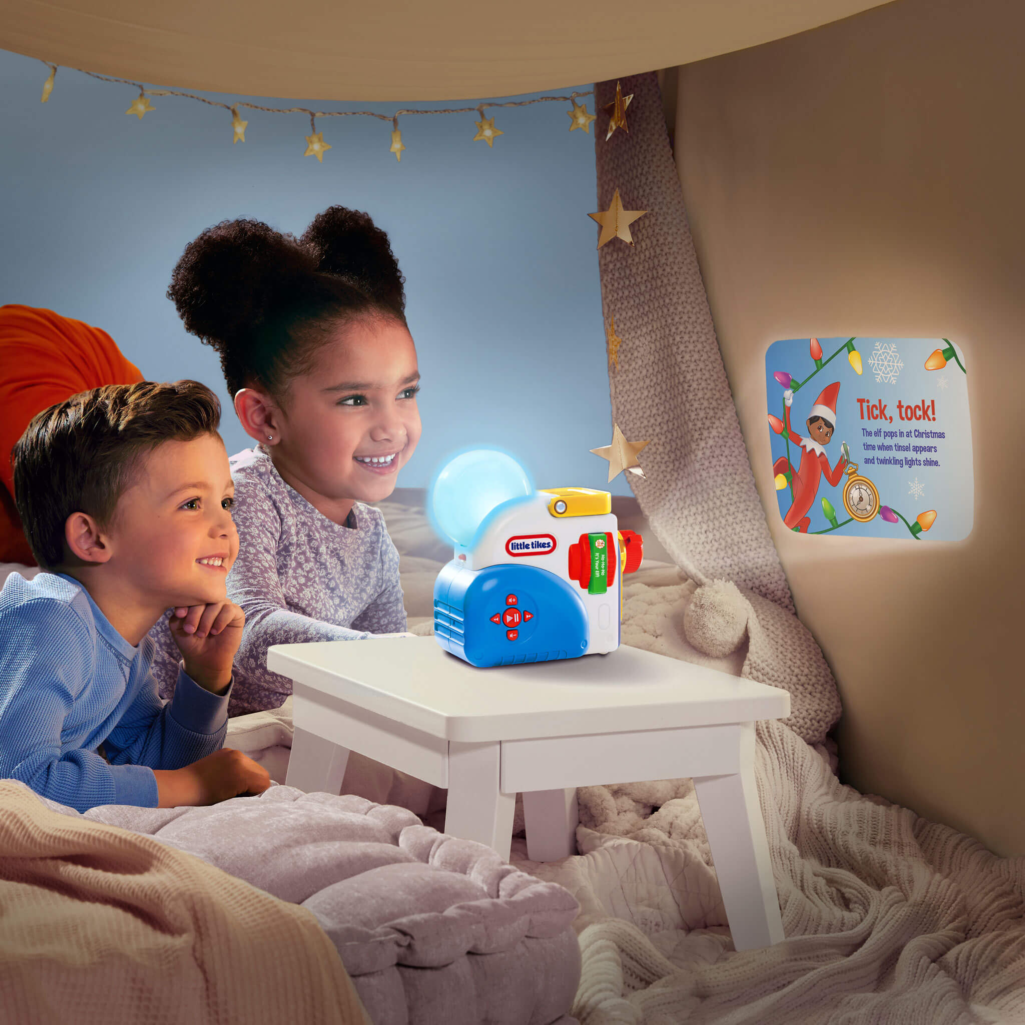Story Dream Machine The Elf on the Shelf Santaverse North Pole Friends Collection - Holiday Story Projector Collection with Character