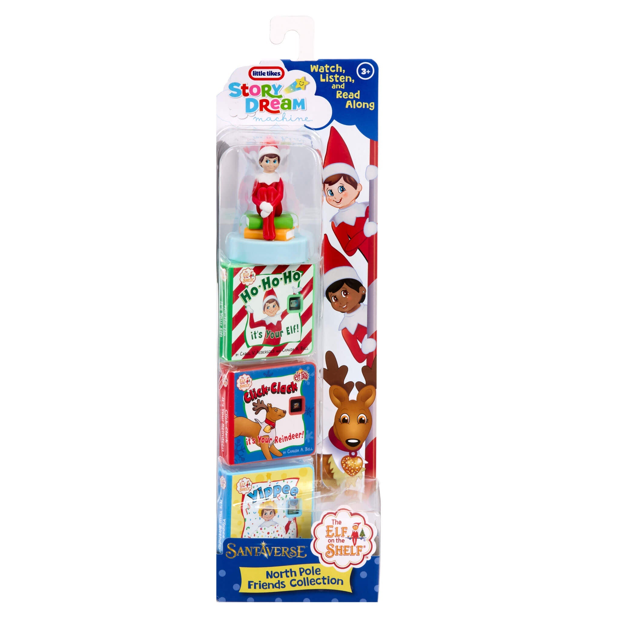 Story Dream Machine The Elf on the Shelf Santaverse North Pole Friends Collection - Holiday Story Projector Collection with Character