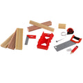 Creative Construction Measure and Cut Set - Kids Measuring and Pretend Cutting Workshop Set