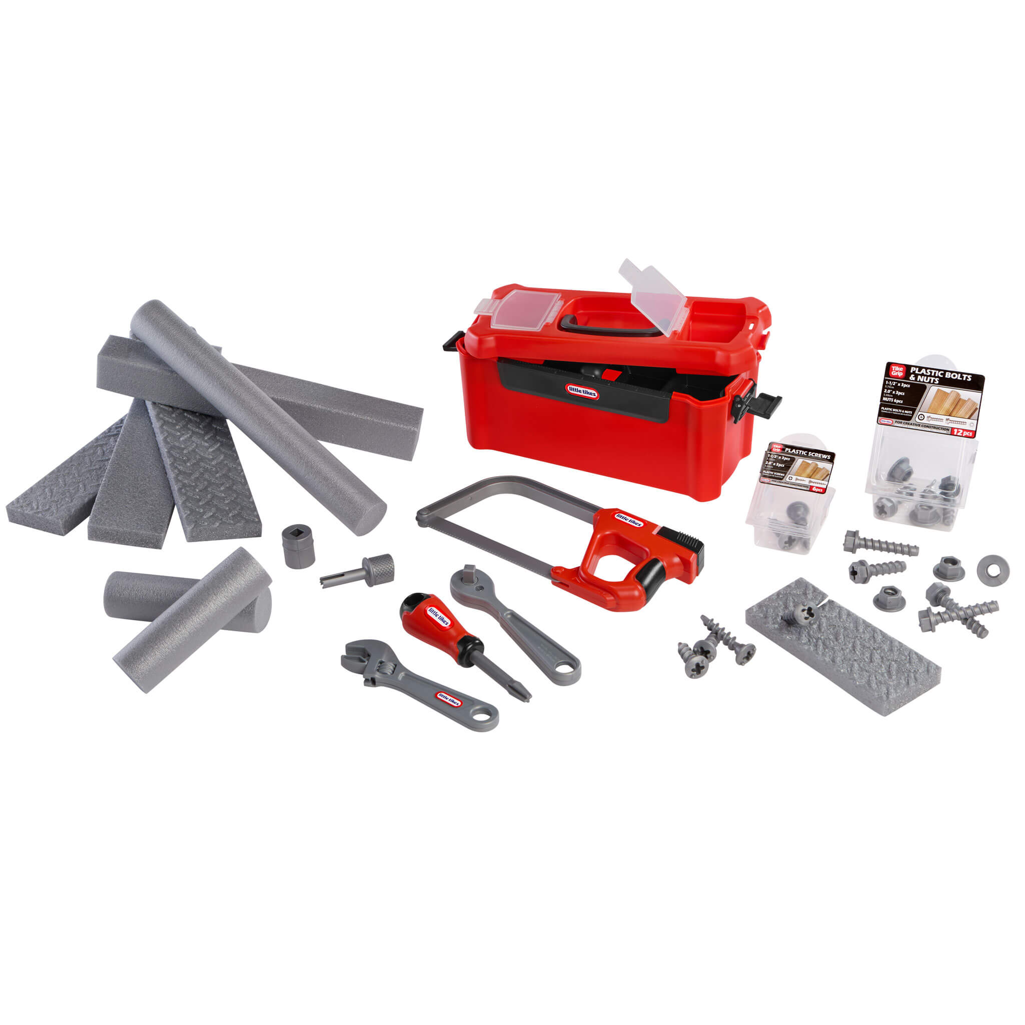 Creative Construction Tool Box Set - Portable Pretend Tool Set for Young Builders