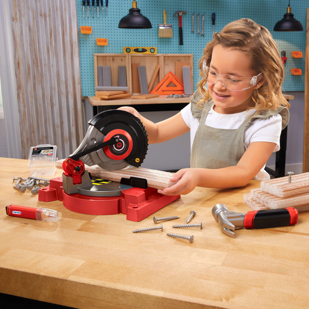 Creative Construction Power Cuts Set - Pretend Power Tool Set for Construction Play