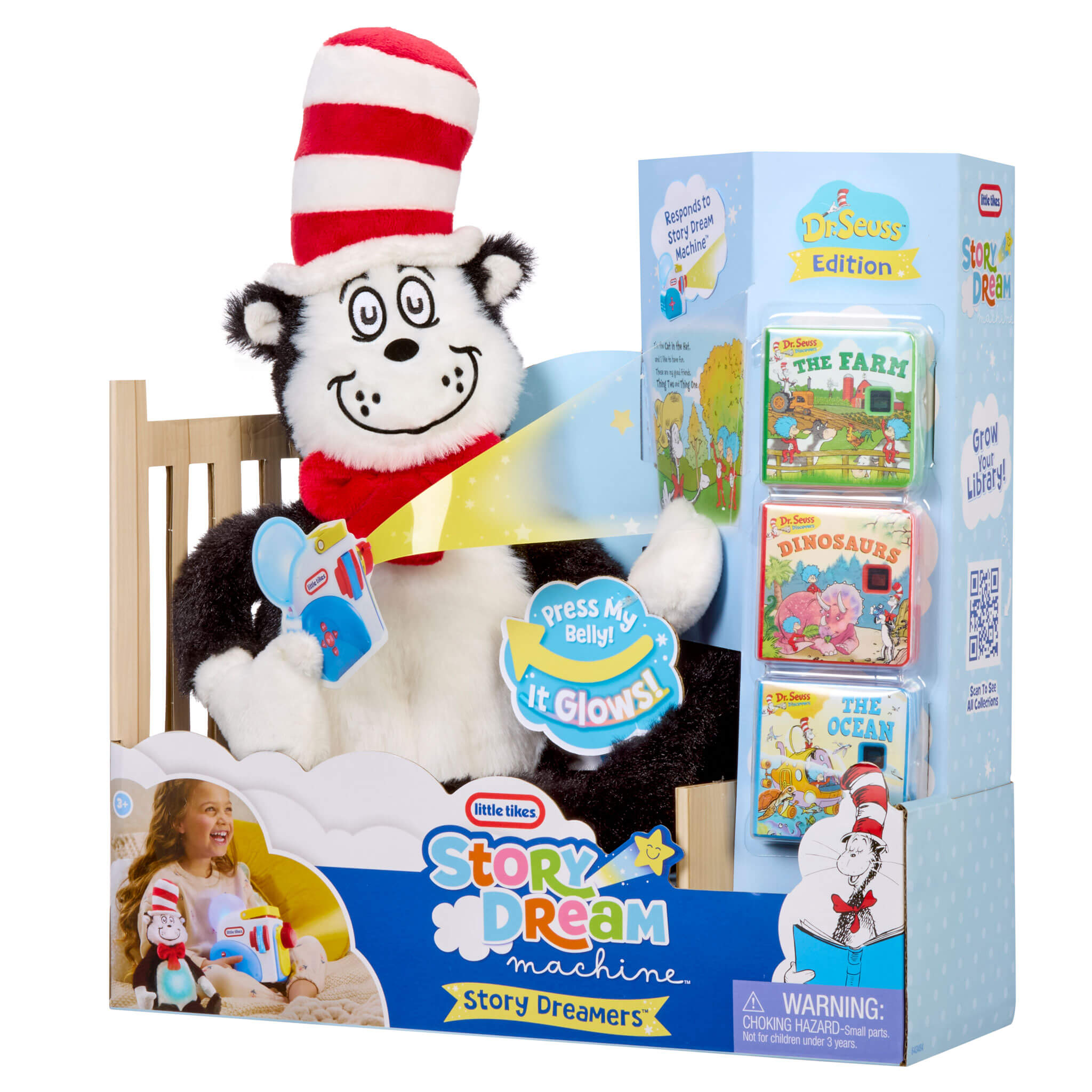 Story Dreamers Cat in the Hat Plush - Interactive Talking Plush for Story Dream Machine