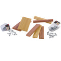 Creative Construction Wood, Nails and Screw Bundle - Pretend Building Materials for Workshop Play