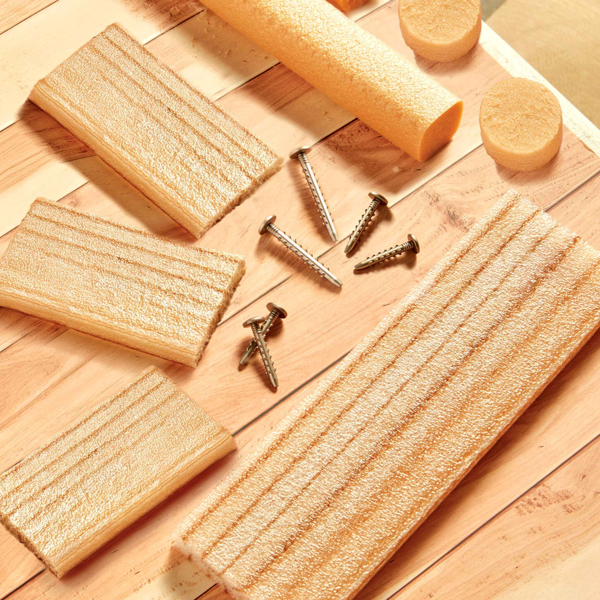 Creative Construction Wood, Nails and Screw Bundle - Pretend Building Materials for Workshop Play