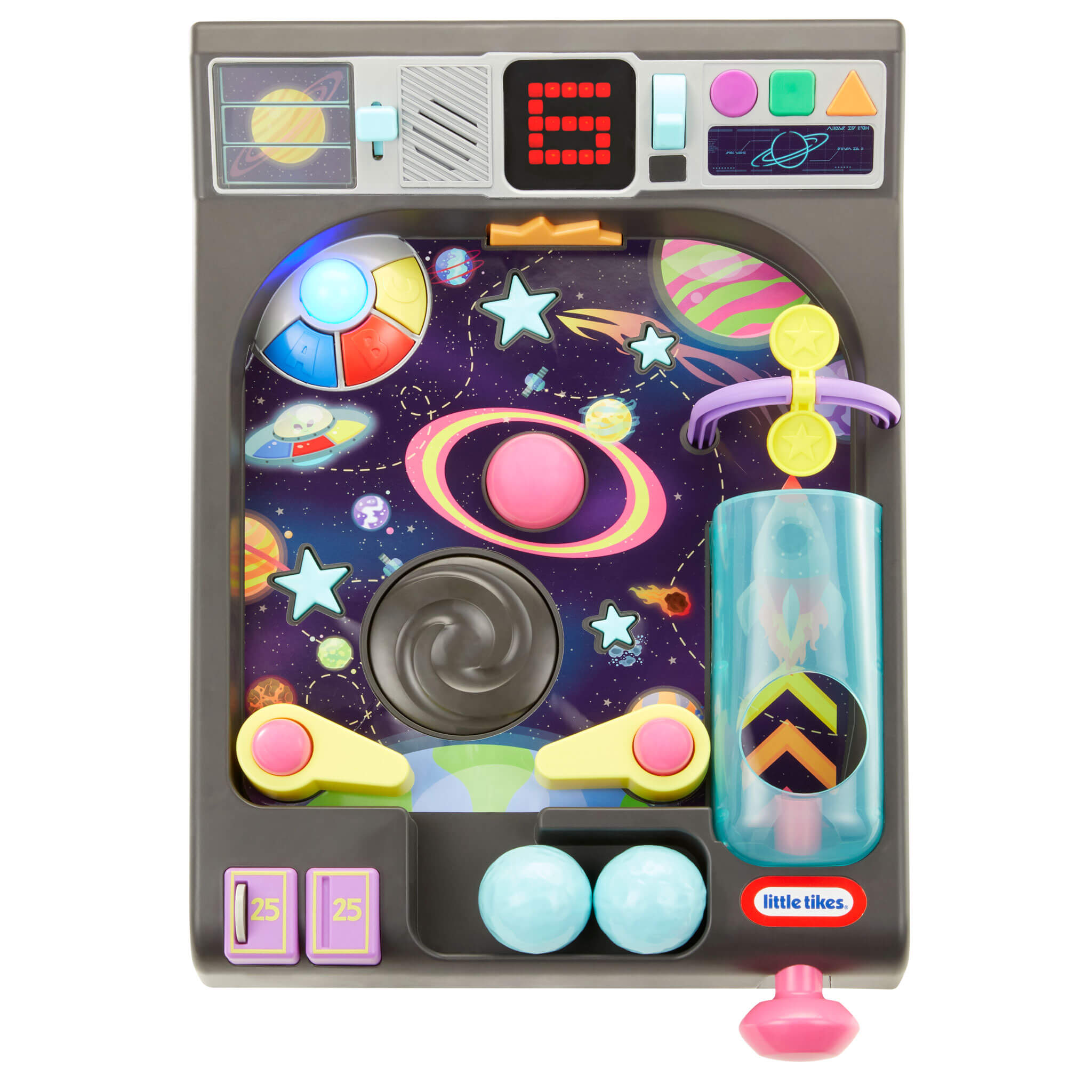 Old School My First Pinball Activity Table - Interactive Space-Themed Learning Activity Table