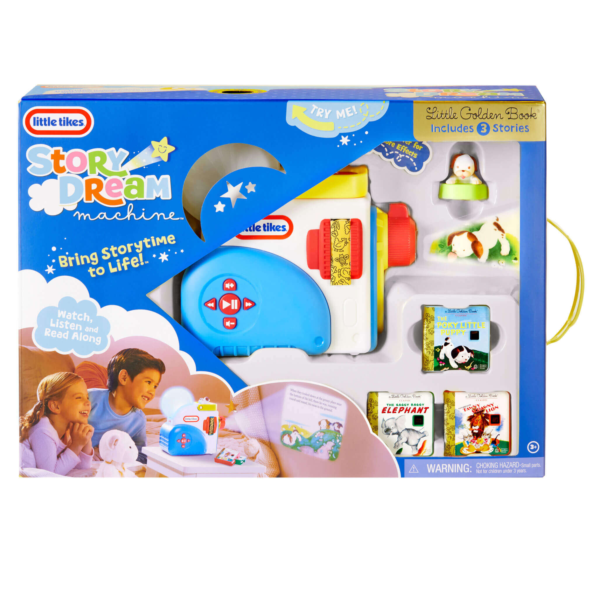 Story Dream Machine Little Golden Book Starter Pack - Projector Starter Set with Three Classic Stories