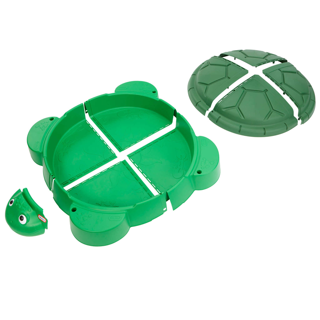 Turtle Sandbox - Outdoor Sand Play Center with Protective Lid