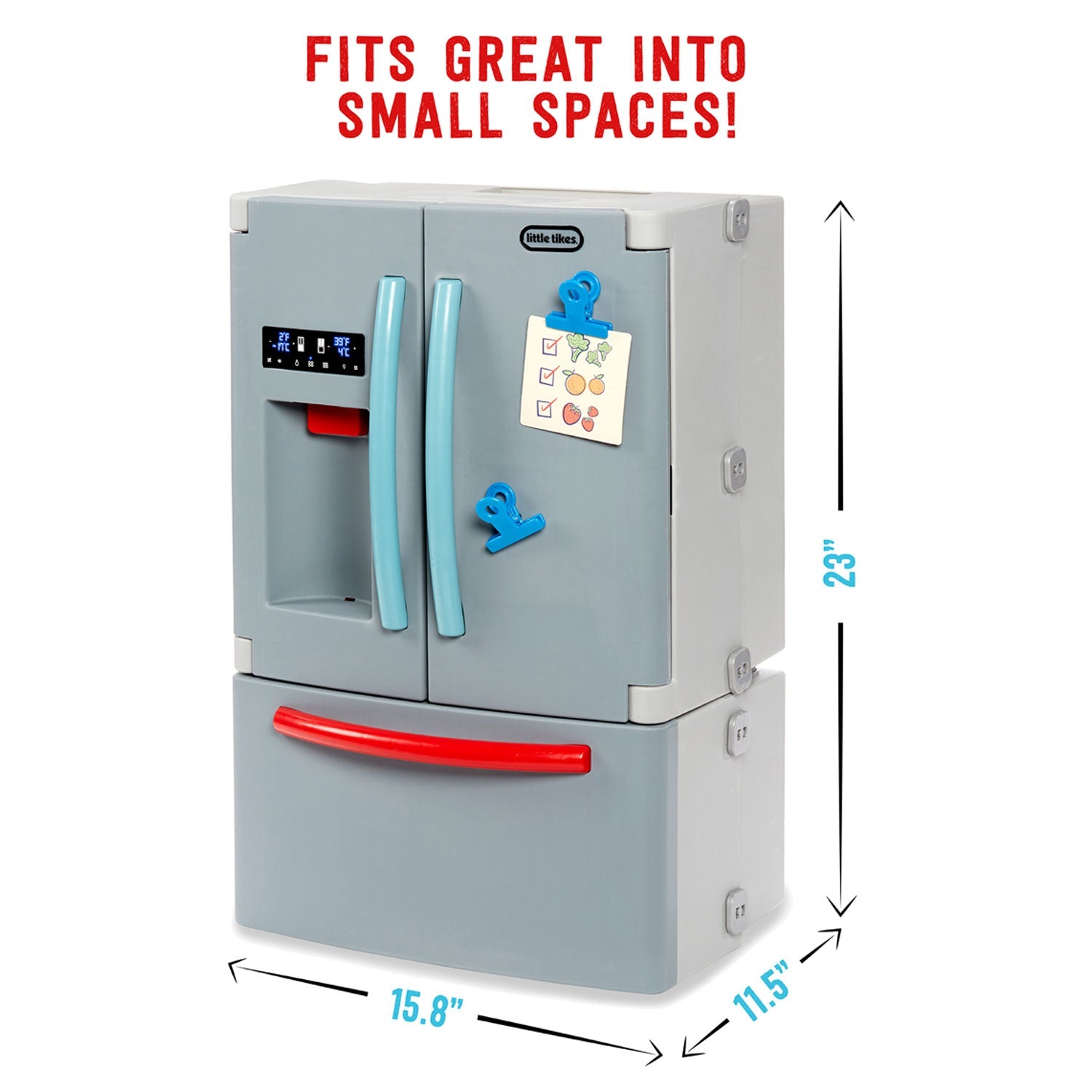 First Fridge - Realistic Pretend Kitchen Fridge with Accessories